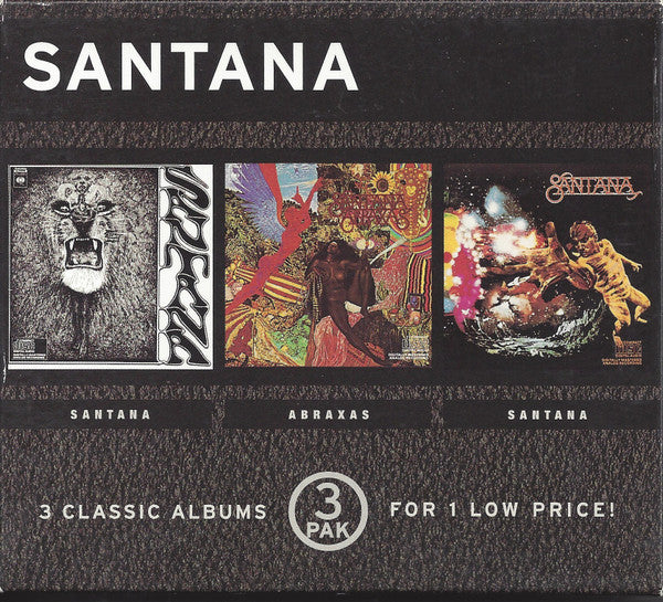 Santana : Santana / Abraxas / Santana III (3xCD, Album, RE + Box, Comp)