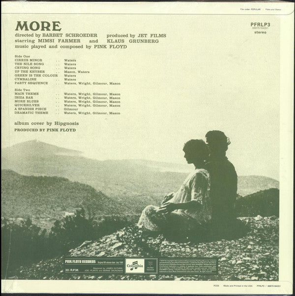 Pink Floyd : Soundtrack From The Film "More" (LP, Album, RE, RM, 180)