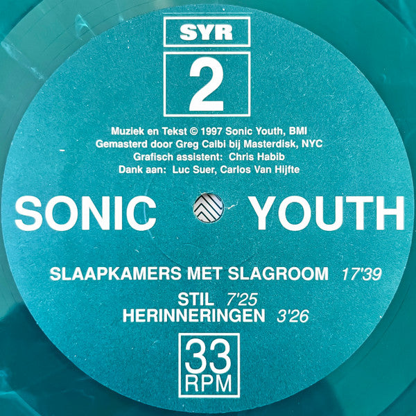 Sonic Youth : Slaapkamers Met Slagroom (12", EP, Tea)