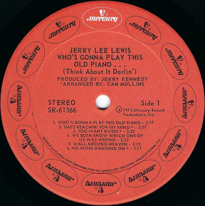 Jerry Lee Lewis : Who's Gonna Play This Old Piano... (Think About It Darlin') (LP, Album)