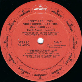 Jerry Lee Lewis : Who's Gonna Play This Old Piano... (Think About It Darlin') (LP, Album)