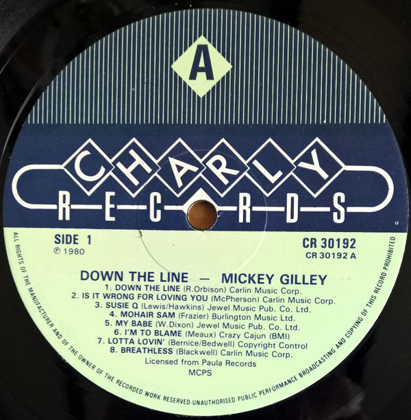 Mickey Gilley : Down The Line (LP, Comp)