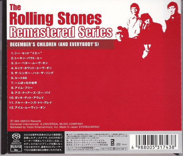 The Rolling Stones : December's Children (And Everybody's) (SACD, Hybrid, Album, RE, RM, Dig)