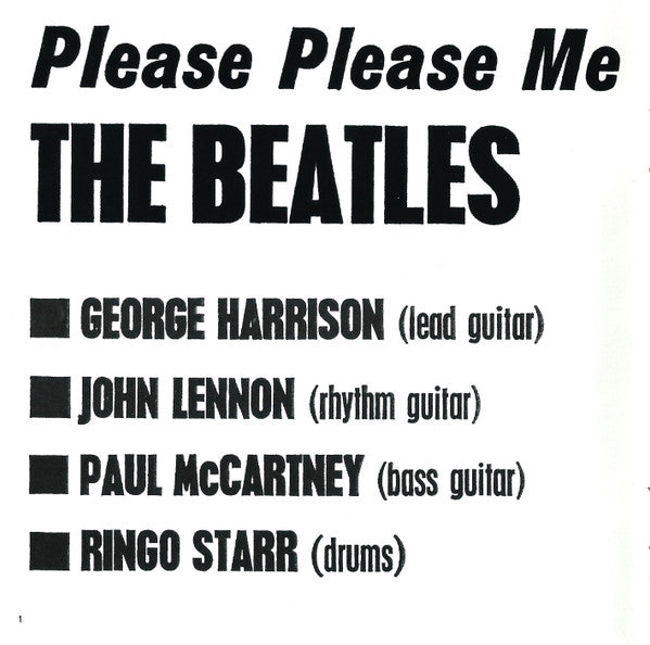 The Beatles = The Beatles : Please Please Me = プリーズ・プリーズ・ミー (CD, Album, Mono, RE)