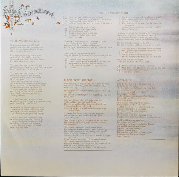 Genesis : Wind & Wuthering (LP, Album, RE, RP, 180)