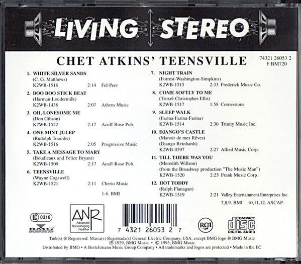 Chet Atkins : Teensville (CD, Album, RE, RM)