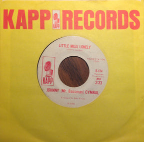 Johnny Cymbal : Little Miss Lonely / Connie  (7", Promo)