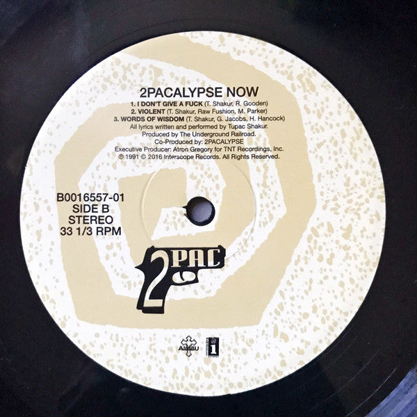 2Pac : 2Pacalypse Now (2xLP, Album, RE, Gat)