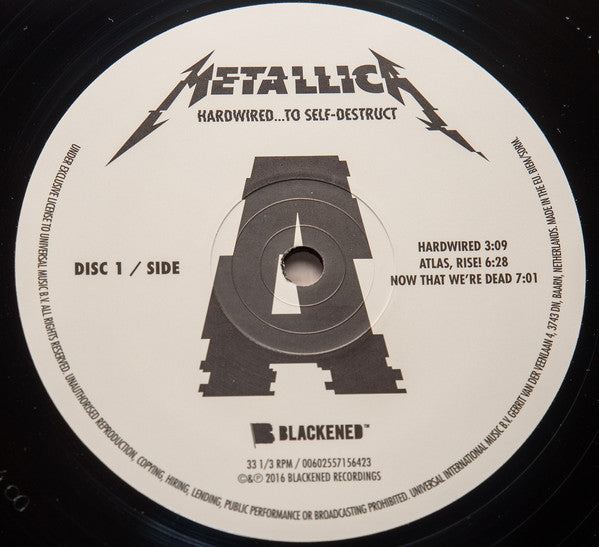 Metallica : Hardwired...To Self-Destruct (2xLP, Album, Gat)