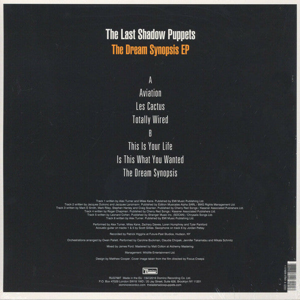 The Last Shadow Puppets : The Dream Synopsis EP (12", EP)