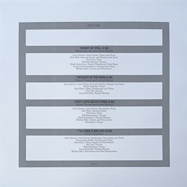 Jerry Garcia : Reflections (LP, Album, RE, RM, 180)