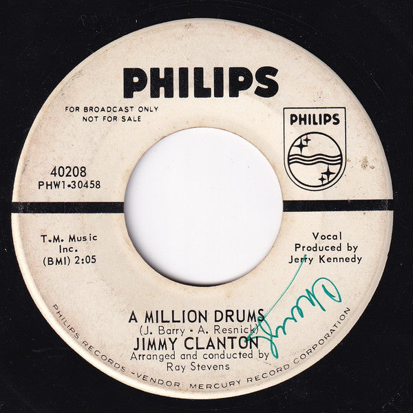 Jimmy Clanton : If I'm A Fool For Loving You / A Million Drums (7", Single, Promo)