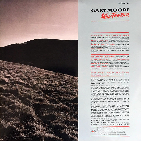 Gary Moore : Wild Frontier (LP, Album, RE)