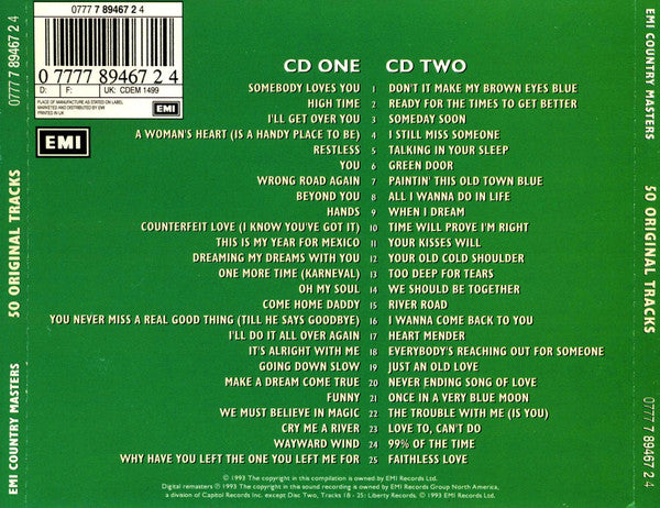 Crystal Gayle : 50 Original Tracks (2xCD, Comp, RM)
