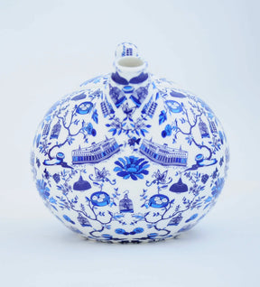 Hong Kong Toile Teapot, Blue by Faux | Young Soy - Wake Concept Store  