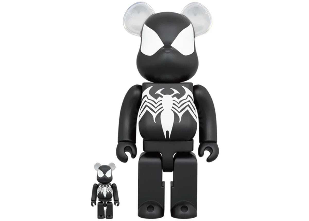 Bearbrick x Marvel Spider-Man Black Costume 100% & 400% Set | Bearbrick - Wake Concept Store  