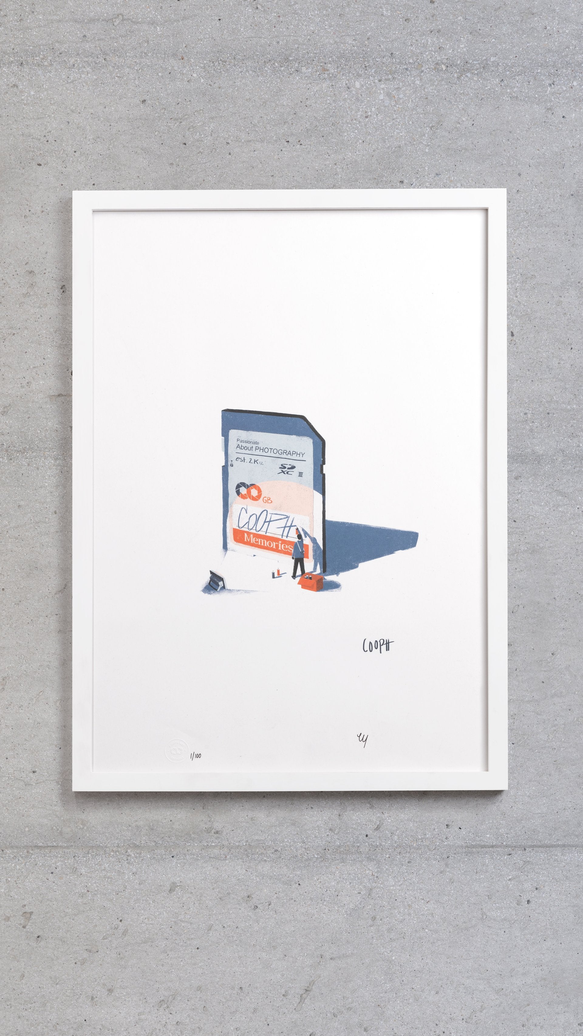 Art Edition SD Card by Lena Yokoyama | COOPH - Wake Concept Store  