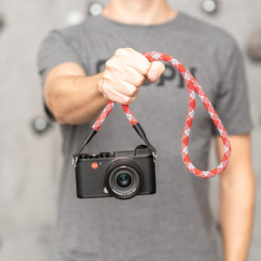 Leica Rope Strap - Red check | COOPH - Wake Concept Store  
