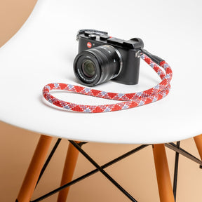 Leica Rope Strap - Red check | COOPH - Wake Concept Store  