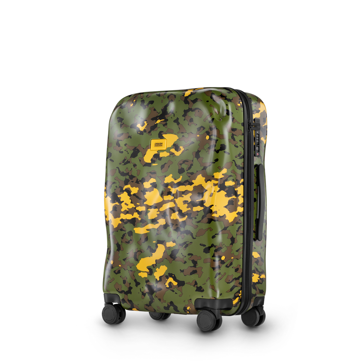 Icon, Camo Medium 4 Wheels Suitcase | Crash Baggage - Wake Concept Store  