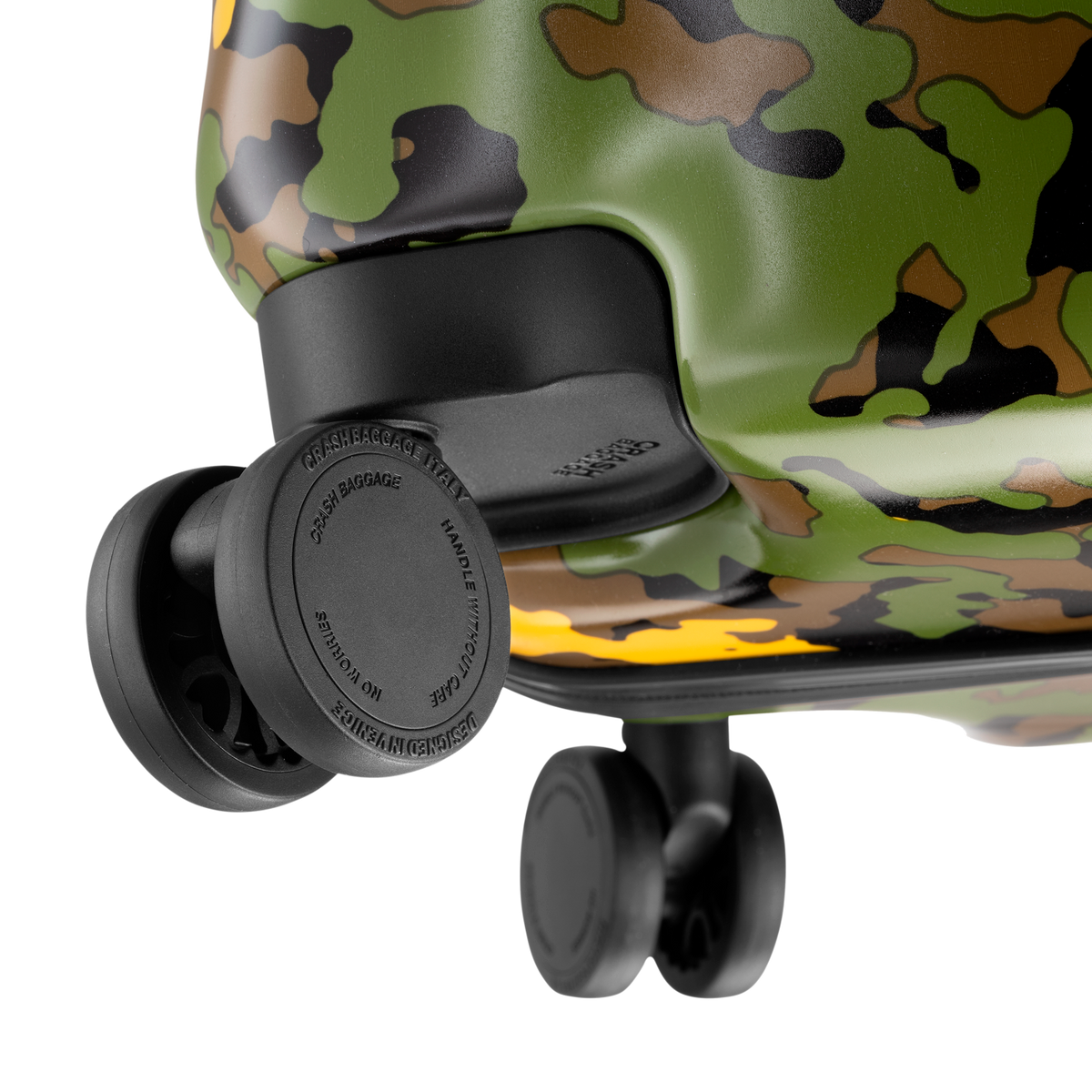 Icon, Camo Medium 4 Wheels Suitcase | Crash Baggage - Wake Concept Store  