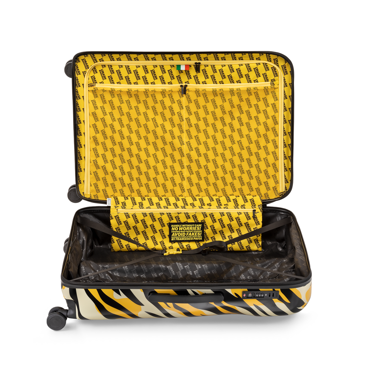 Icon, Camo Medium 4 Wheels Suitcase | Crash Baggage - Wake Concept Store  