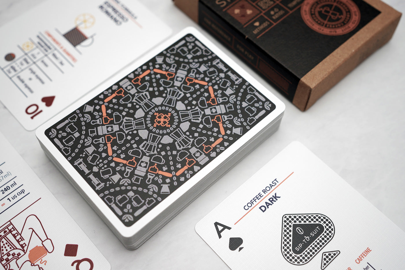 SIP-TO-SUIT Cards About Coffee Standard Edition Deck | Art of Caffeination - Wake Concept Store  