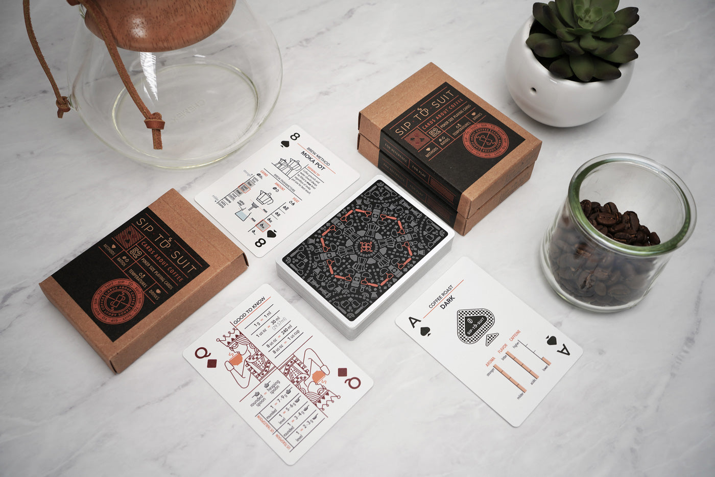 SIP-TO-SUIT Cards About Coffee Standard Edition Deck | Art of Caffeination - Wake Concept Store  