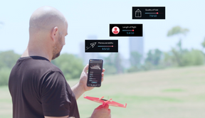 PowerUp 4.0 App Controlled Paper Airplane | PowerUp - Wake.HK 