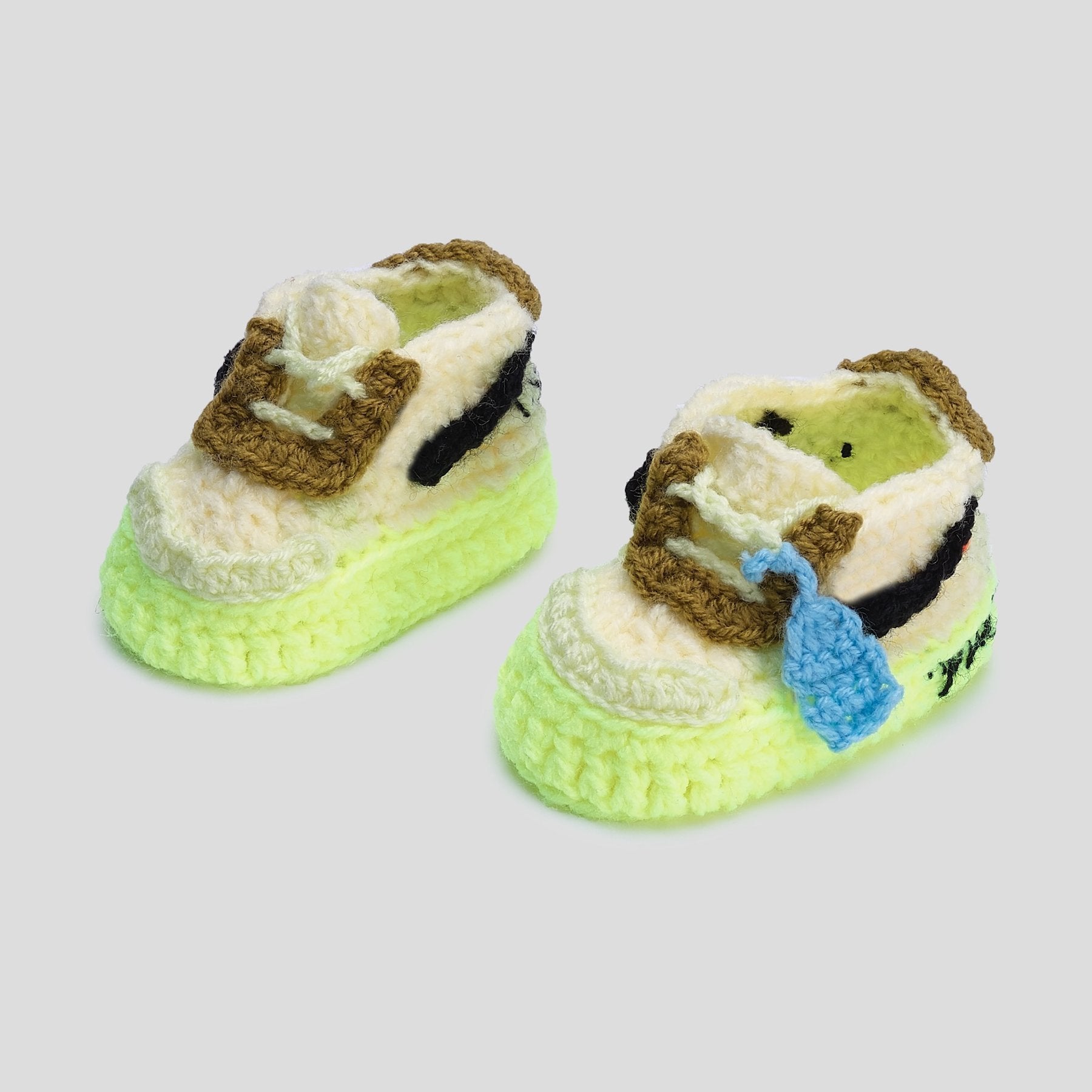 Crochet Baby Shoes | Diaper Book Club - Wake Concept Store  