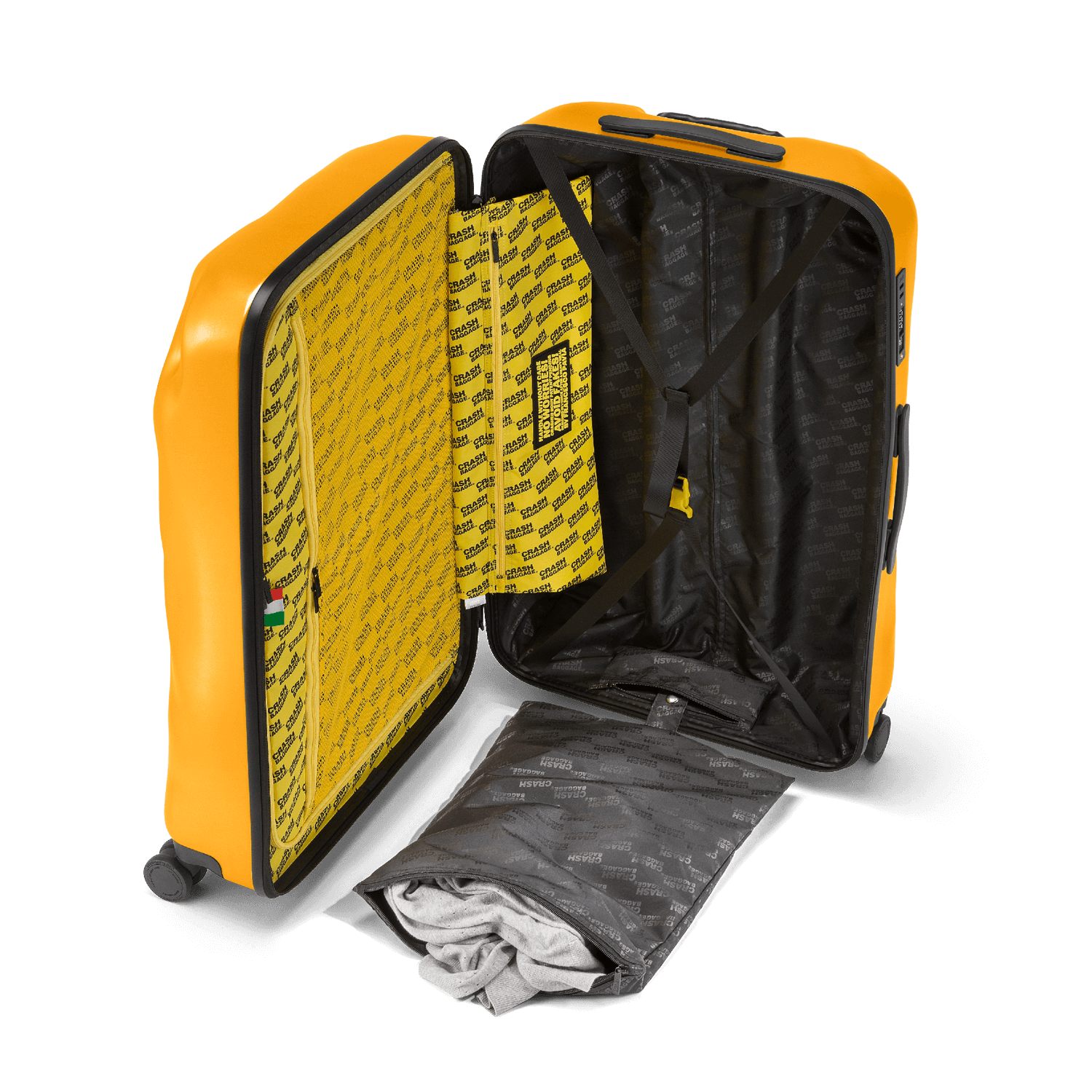 Icon, Large 4 Wheels Suitcase | Crash Baggage - Wake Concept Store  