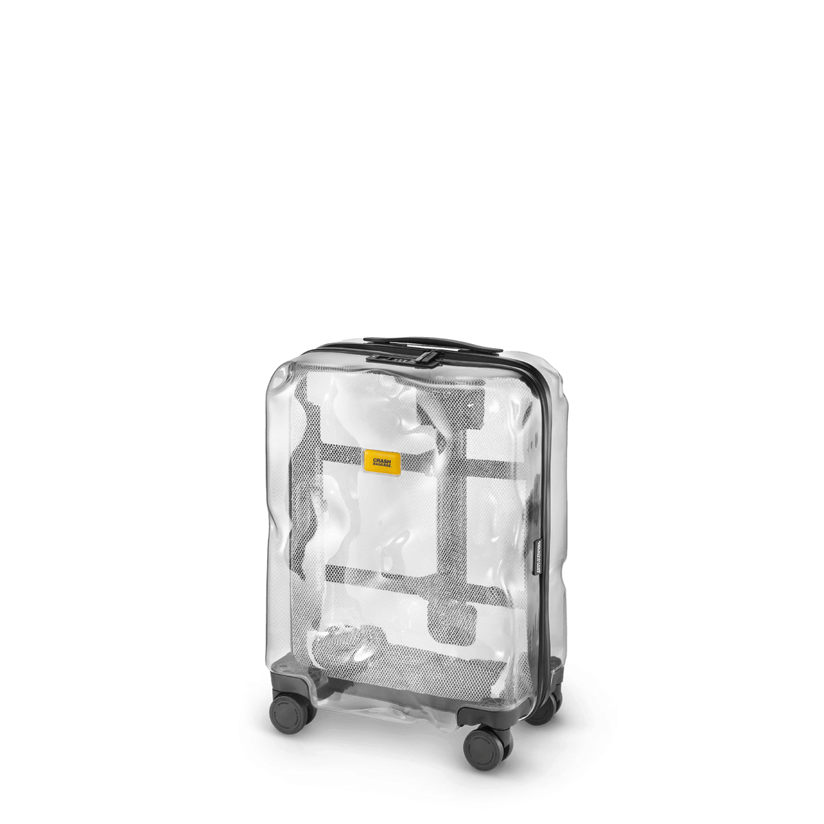 Share, Clear Cabin 4 Wheels Suitcase | Crash Baggage - Wake Concept Store  