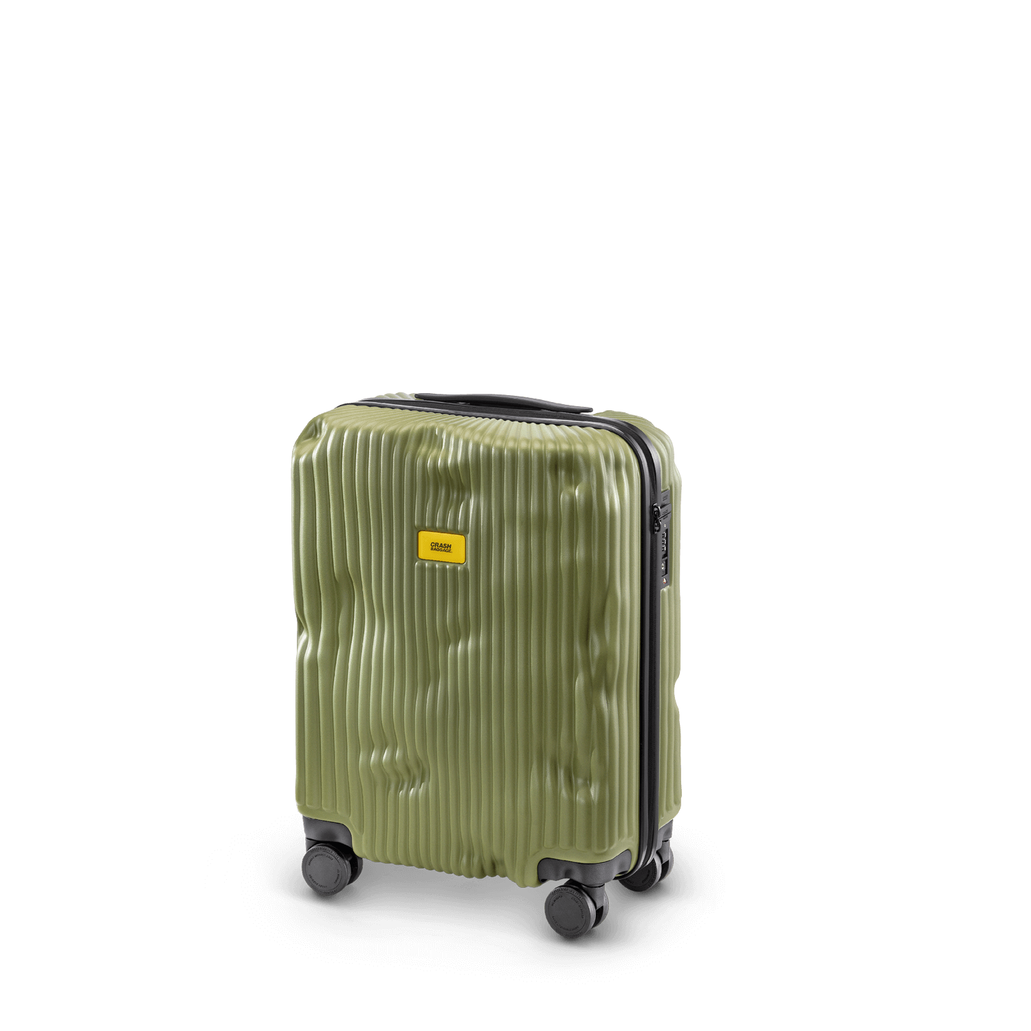 Crash Baggage: Striped Cabin 4 Wheels Suitcase | Wake Concept Store