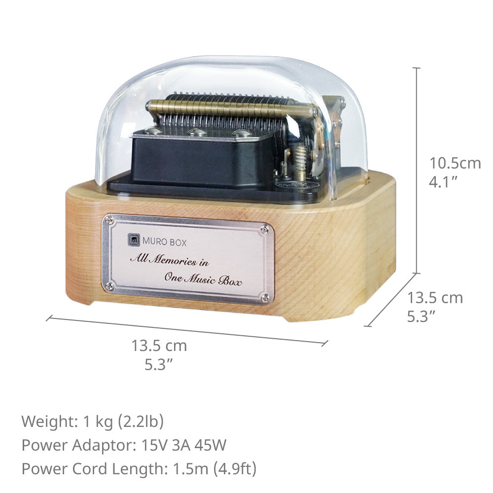 Muro Box N20 Mechanical Music Box | Muro Box - Wake Concept Store  