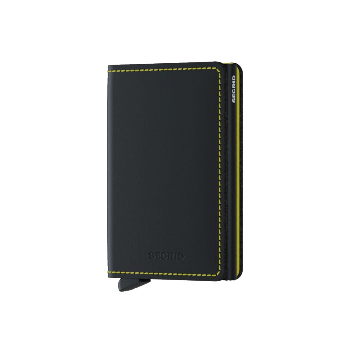Secrid Slimwallet, Matte Black-Yellow | Secrid - Wake Concept Store  